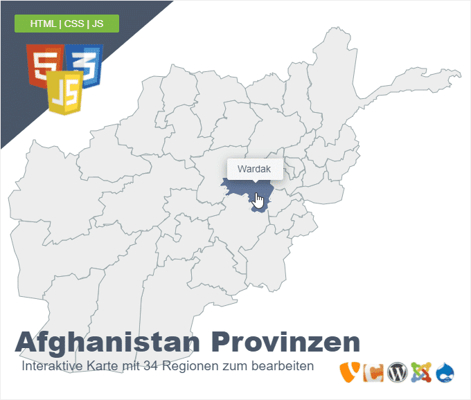 Afghanistan Provinzen