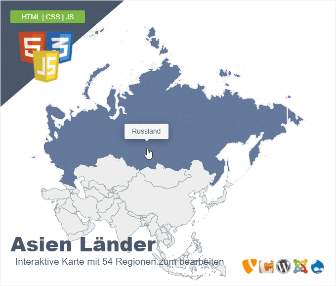 Asien Länder