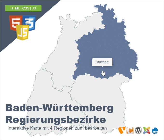 Baden-Württemberg Regierungsbezirke