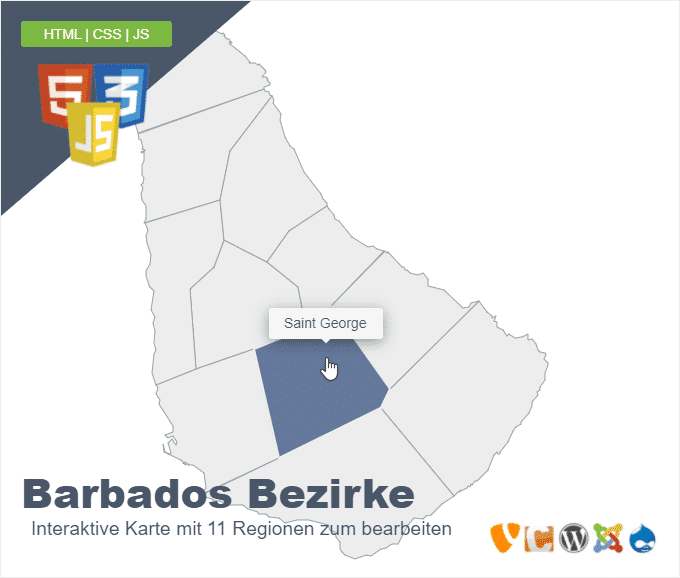 Barbados Bezirke