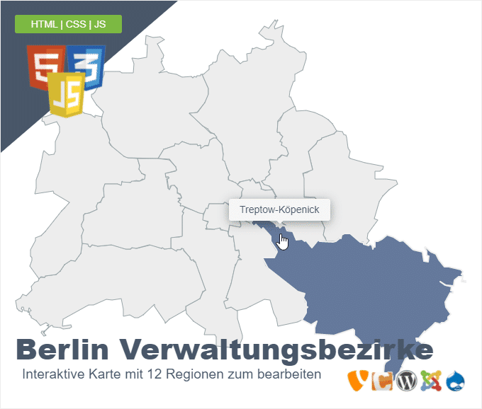 Berlin Verwaltungsbezirke