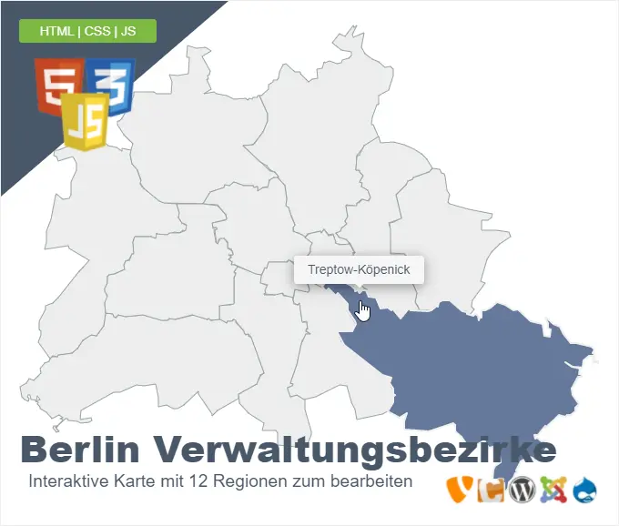 Berlin Verwaltungsbezirke