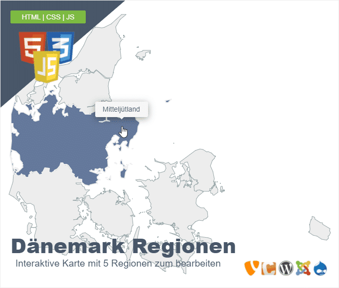 Dänemark Regionen