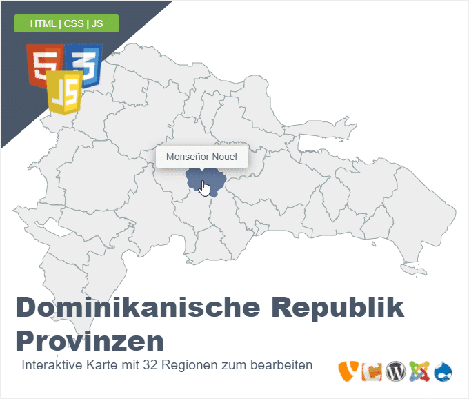 Dominikanische Republik Provinzen