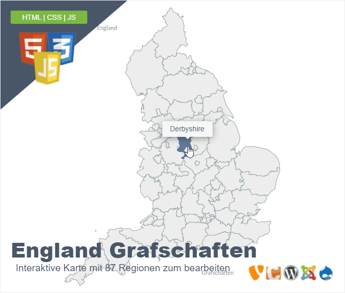 England Grafschaften