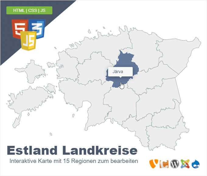 Estland Landkreise