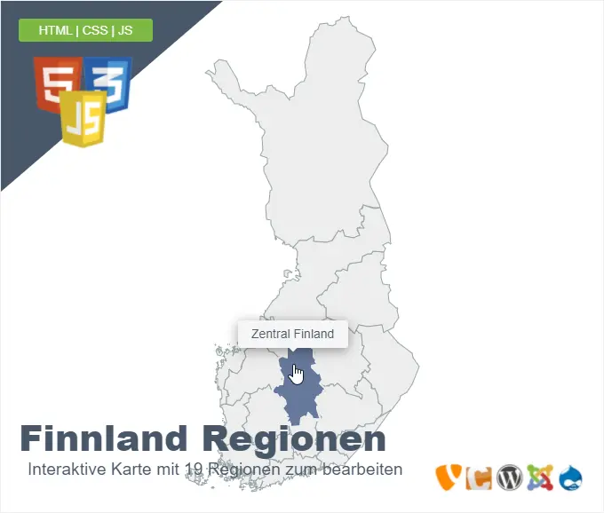 Finnland Regionen