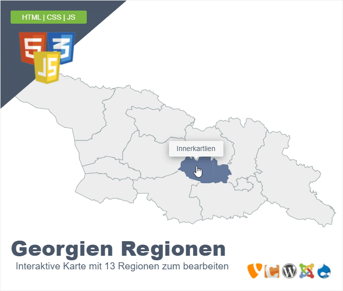 Georgien Regionen