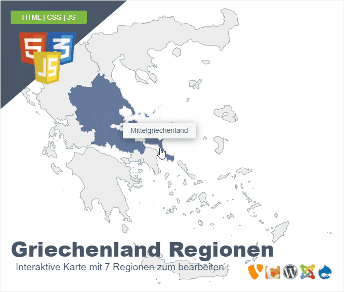 Griechenland Regionen