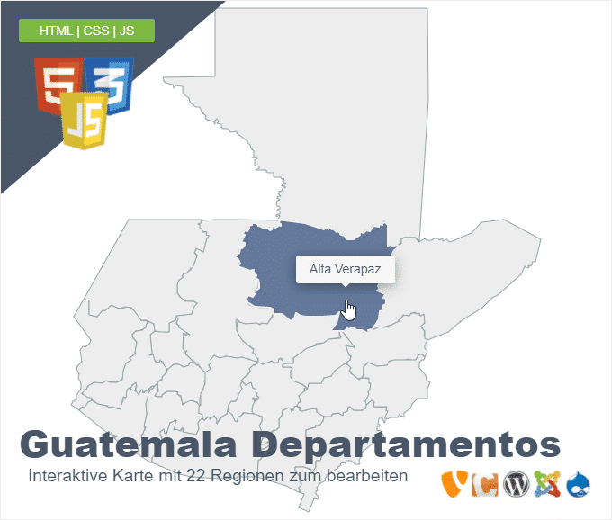 Guatemala Departamentos