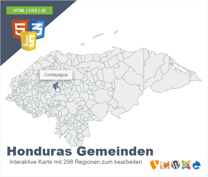 Honduras Gemeinden