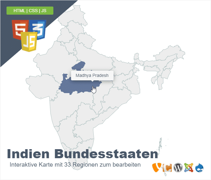 Indien Bundesstaaten