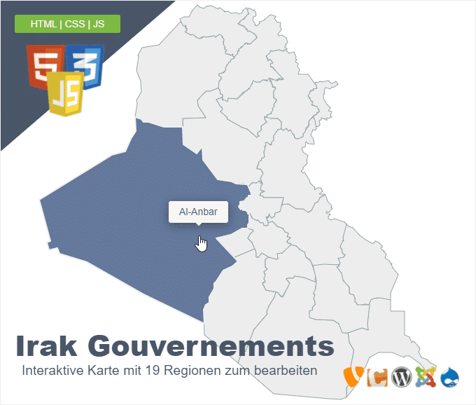 Irak Gouvernements