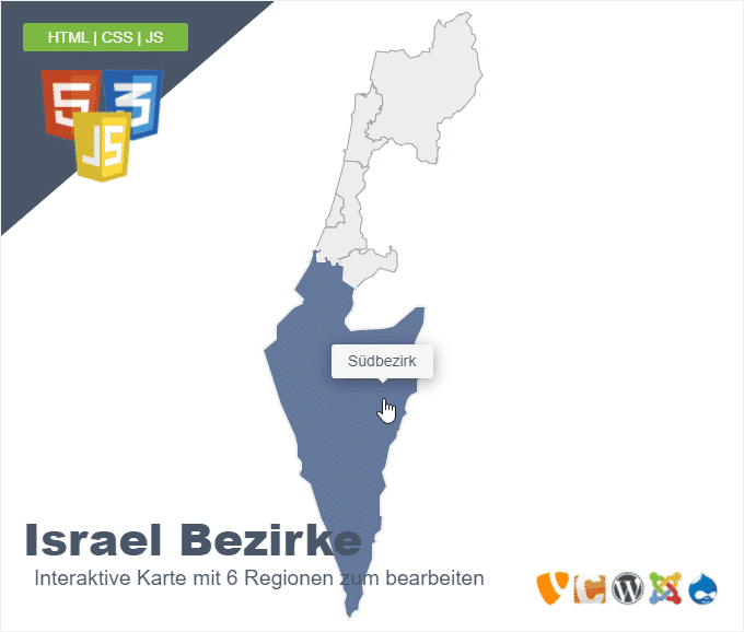 Israel Bezirke