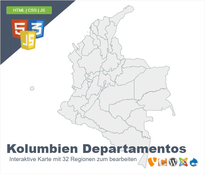 Kolumbien Departamentos