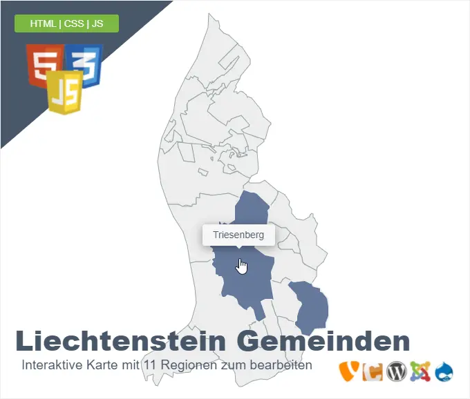 Liechtenstein Gemeinden