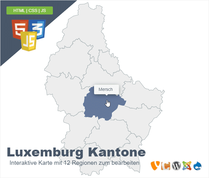 Luxemburg Kantone