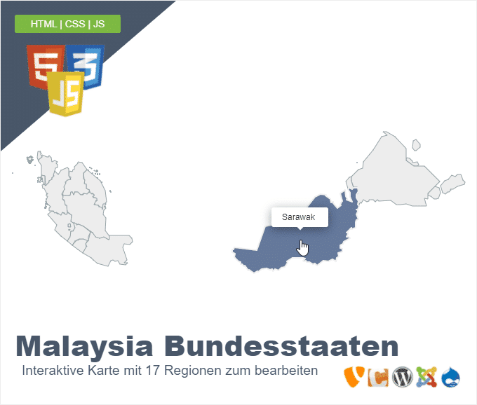 Malaysia Bundesstaaten