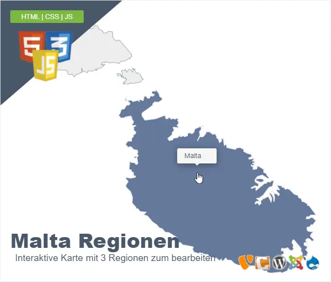 Malta Regionen
