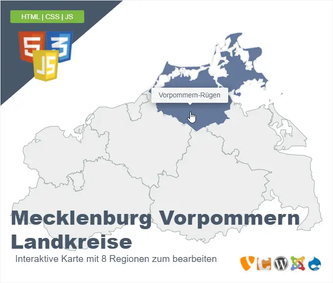 Mecklenburg Vorpommern Landkreise