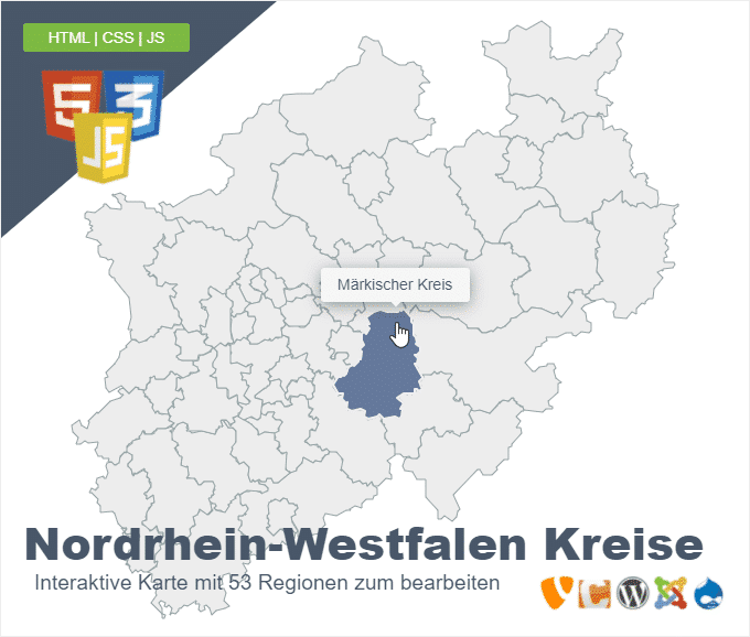 Nordrhein-Westfalen Kreise