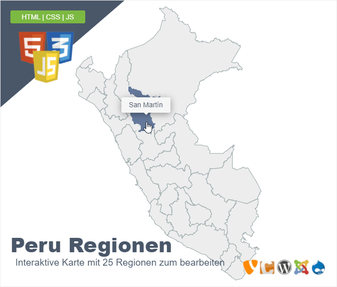 Peru Regionen