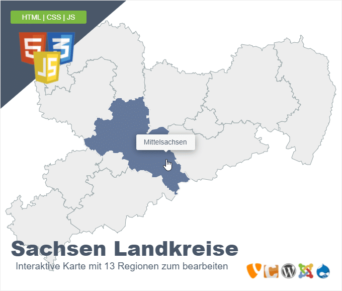 Sachsen Landkreise