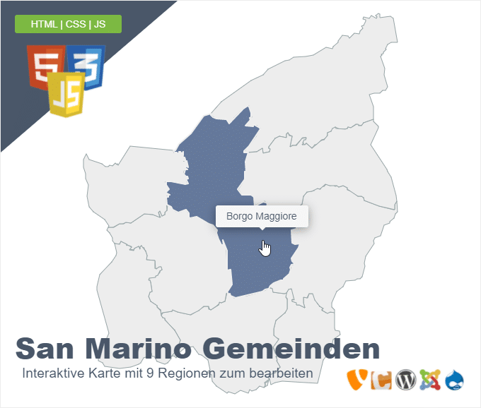 San Marino Gemeinden