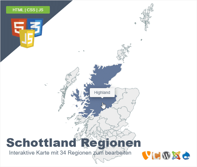 Schottland Regionen