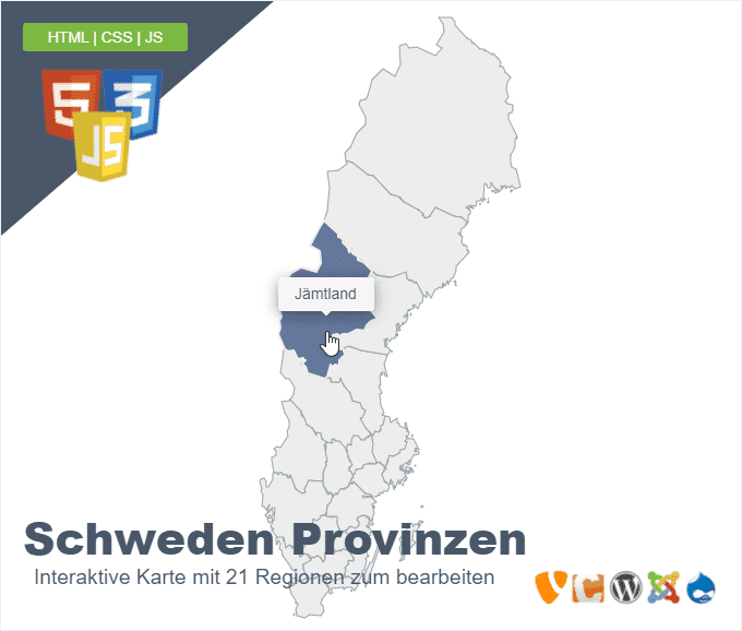 Schweden Provinzen