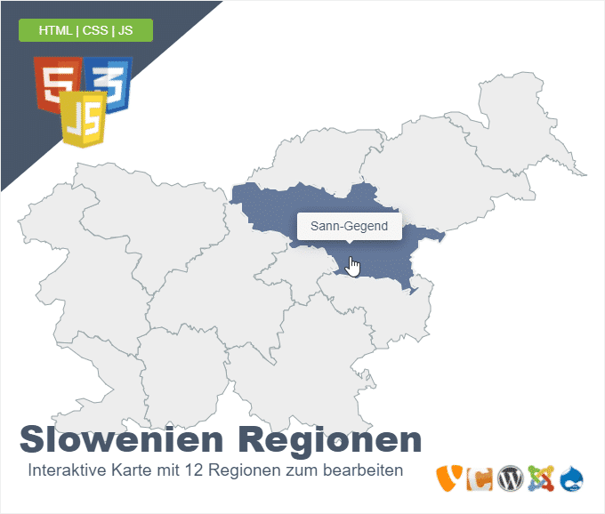 Slowenien Regionen