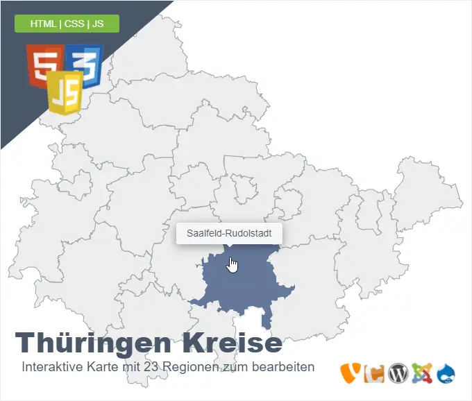 Thüringen Kreise