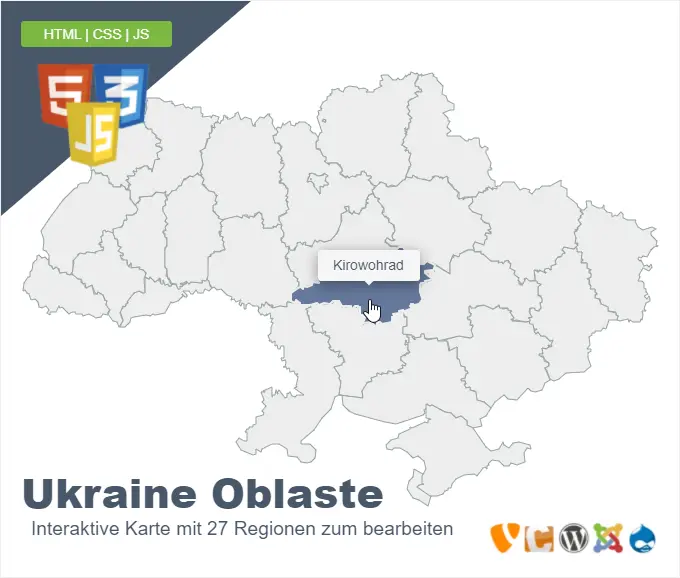 Ukraine Oblaste