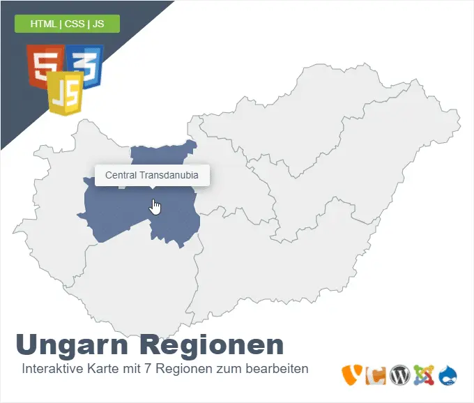 Ungarn Regionen