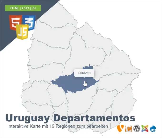 Uruguay Departamentos