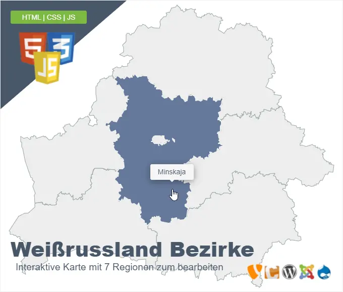 Weißrussland Bezirke