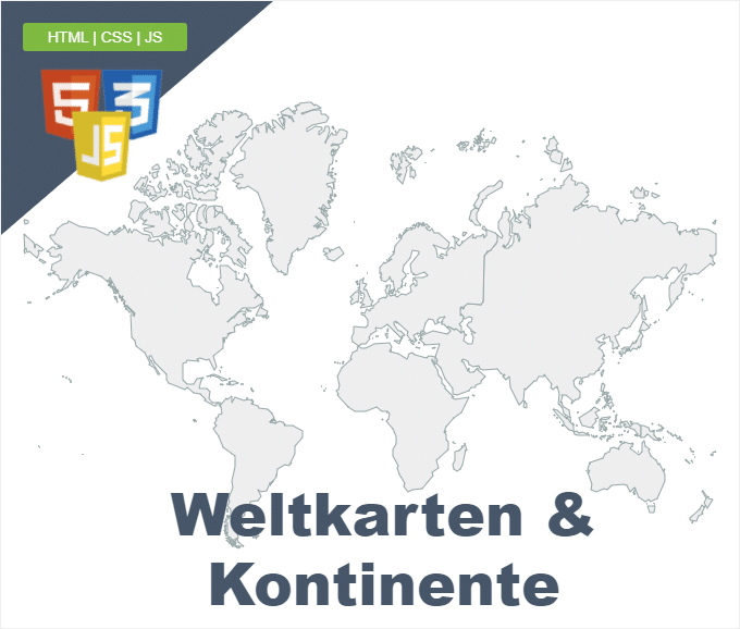 Weltkarten & Kontinente