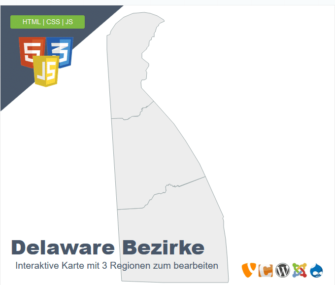 Delaware Bezirke