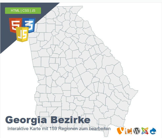 Georgia Bezirke