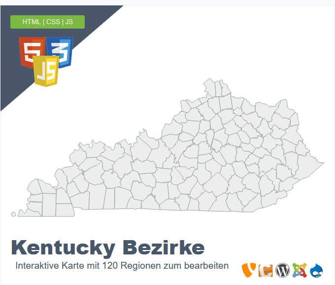 Kentucky Bezirke