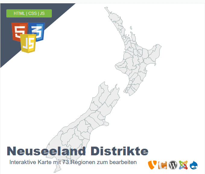 Neuseeland Distrikte