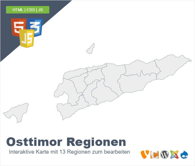 Osttimor Regionen