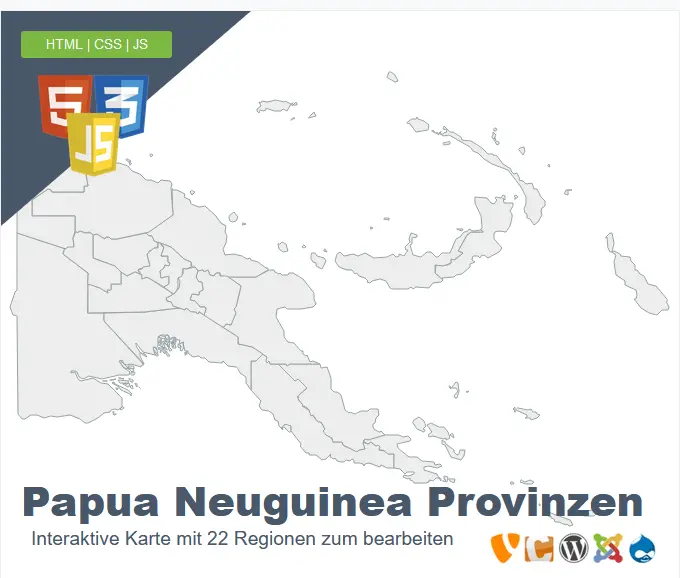 Papua Neuguinea Provinzen