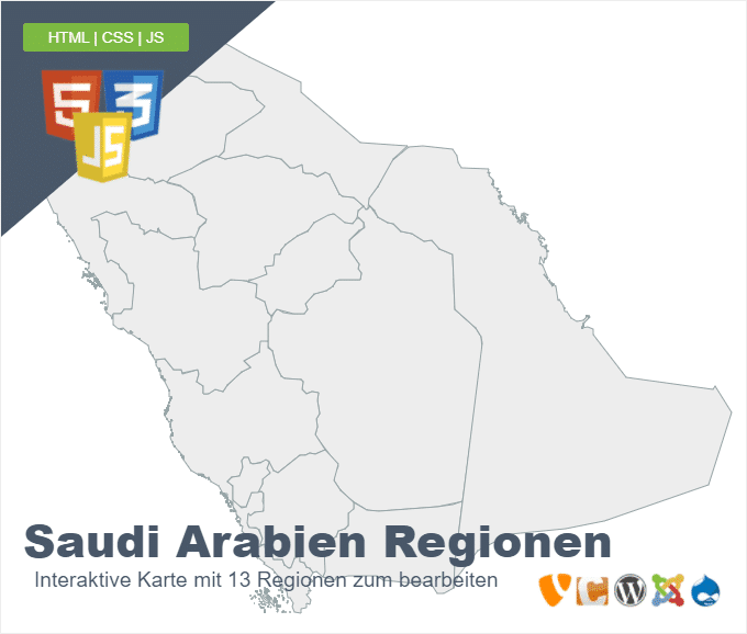 Saudi Arabien Regionen