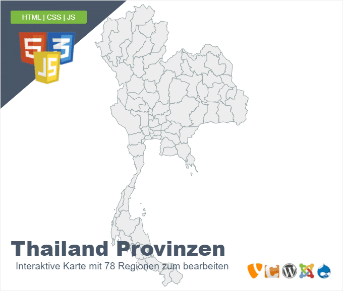 Thailand Provinzen