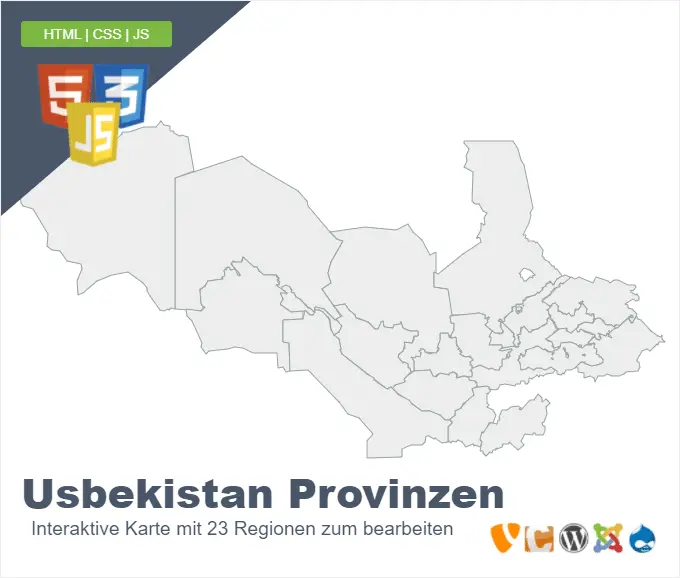 Usbekistan Provinzen