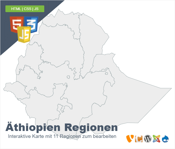 Äthiopien Regionen