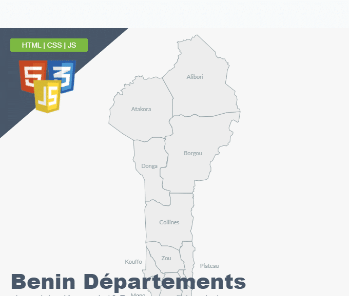 Benin Départements