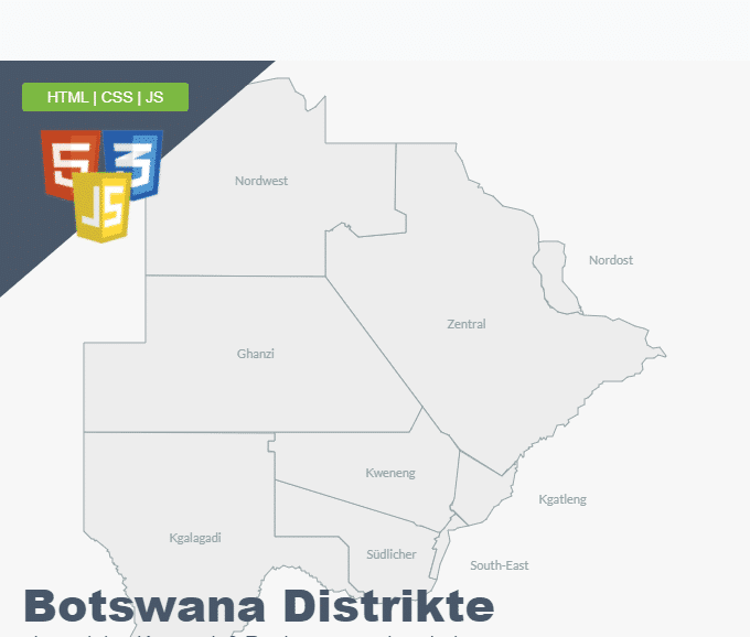 Botswana Distrikte