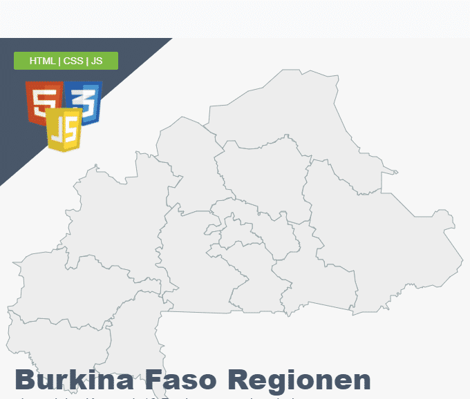 Burkina Faso Regionen